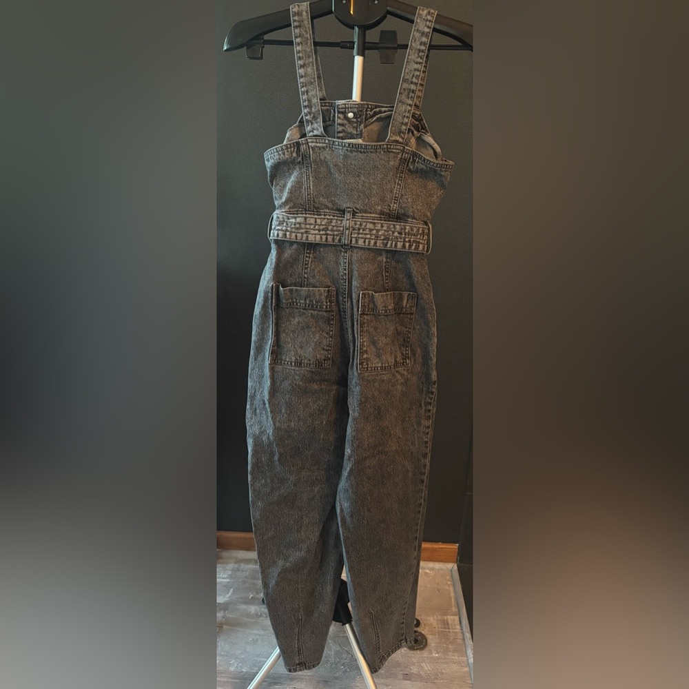 Universal Thread Black Denim Women's Jumpsuit - Picture 3 of 6
